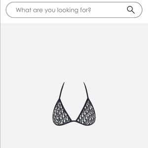 BRAND NEW DIOR BIKINI TOP XS; BIKINI BOTTOM
SIZE M